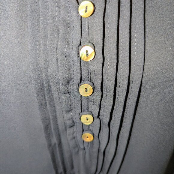 Daniel Rainn Sleeveless  Navy Blue top - Picture 2 of 7